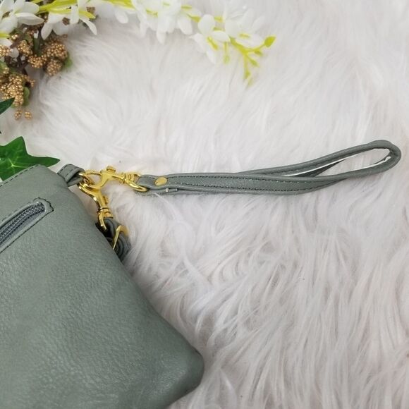 Dark Gray FAUX LEATHER Crossbody BAG - Picture 6 of 9